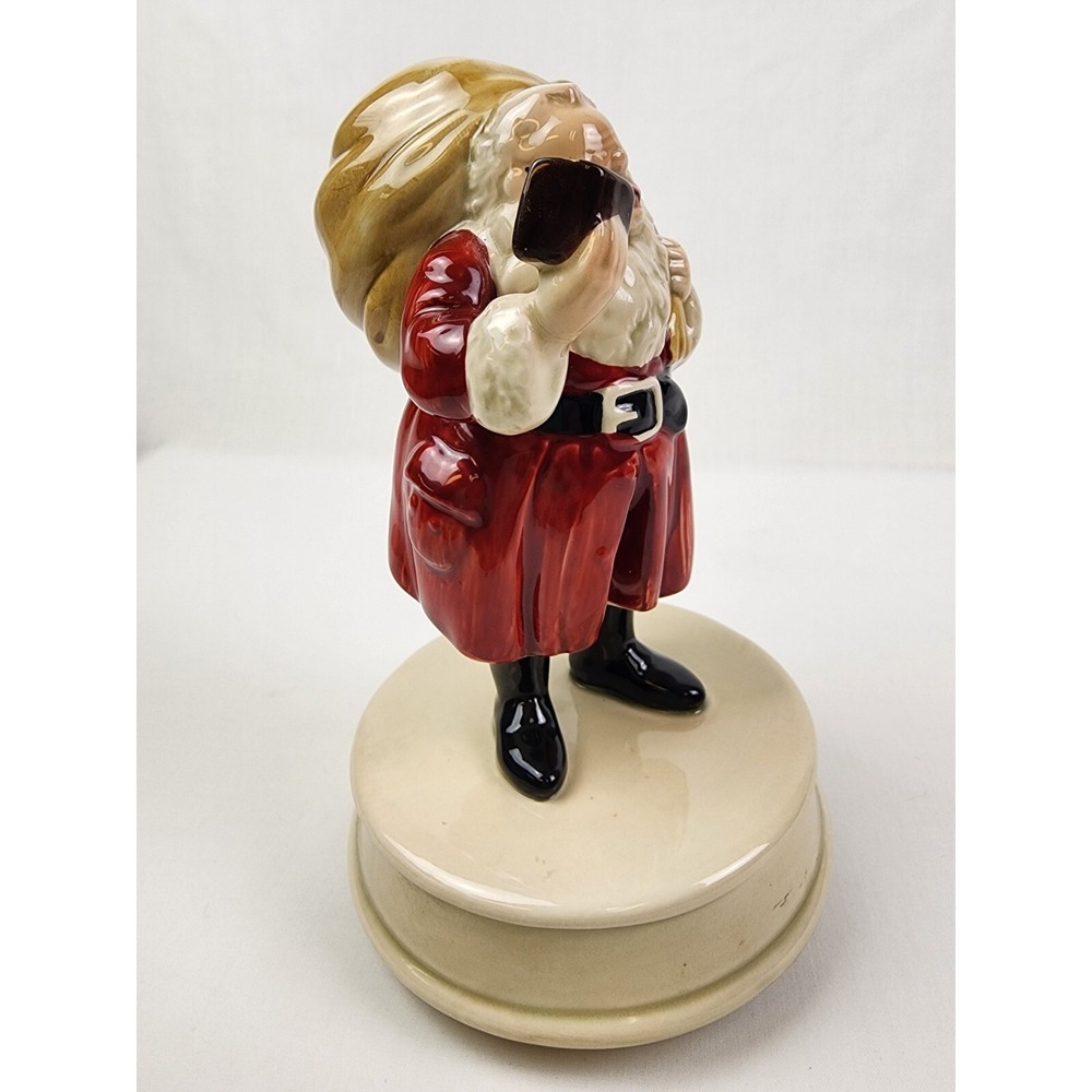 VINTAGE Otagiri 7" Santa Figurine Musical Santa Claus is Coming to Town Japan - Picture 8 of 16